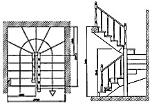 Деревянная лестница. Вариант №5