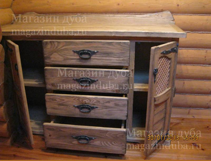 деревянная мебель - комод из сосны
